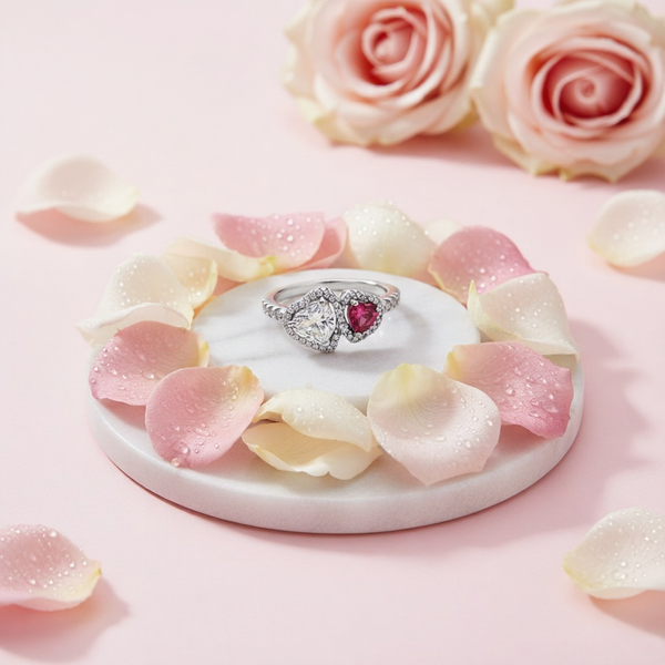 Dual Hearts Ring